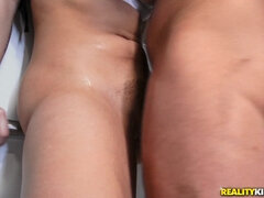 아메리카인, 화장실, 크고 아름다운 여자, 큰 가슴, 하드코어, 자연의 가슴, 공개적인, 관음증이 있는 사람