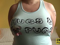 Duże cycki, Cycata, Puszysta, Europejski, Hd, Masturbacja, Warkocze, Squirting