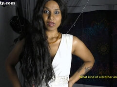 StepSister Lily's CEI in Hindi: Step Sis Roleplays & Masturbates to Satisfy Her Horny Desires