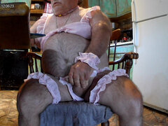Leie, Amerikanisch, Grosser schwanz, Crossdresser, Spermaladung, Lingerie, Masturbation, Reif