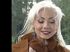 Europea, Francese, All'aperto, Ragazza, Terzetto, D'annata