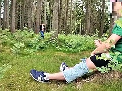 Sucer une bite, Exhib, Branlette thaïlandaise, Masturbation, De plein air, Public, Suçant, Nénés