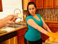 Stor svart kvinne, Stor rumpe, Kukk suging, Bakfra, Runke, Milf, Synsvinkel, Stripping