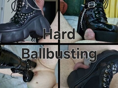 BDSM. Ballbusting. Your Balls Will Be Trampled and Beaten by a Beautiful Dominatrix