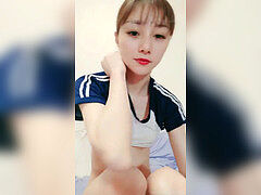 Cute Chinese cam doll onanism Show