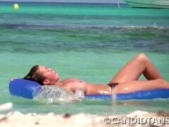 Amateur, Chica, Playa, Culo grande, Monstruo, Adolescente, Tetas, Voyeur