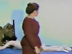 Anne Bowman spanking Eve