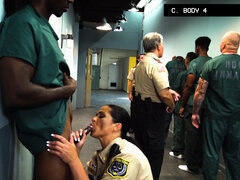 Store pupper, Kukk suging, Brunette, Bakfra, Ansiktssperm, Runke, Hd, Politi