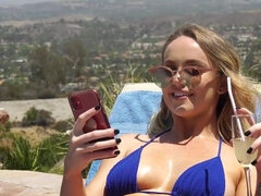 Svart, Blond, Nærbilde, Hardcore, Raseblandet, Petite, Basseng, Pupper