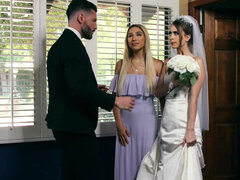 ブロンド, 茶髪の, カップル, 彼女, 毛深い, 自然山雀, ピアス, 結婚式