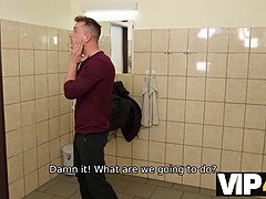 Sofia Lee cheats on her groom with random guy in the bathroom