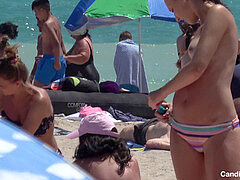 Strand, Bikini, Öffentlich, Jungendliche (18+), Spanner