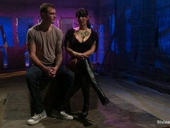 Bdsm, Bondage, Ansikte sitter, Femdom, Fingering, Smärta, Prostata, Fitta