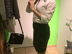 Kælling, Dansk, Europærer, Hæle, Hjemmelavet, Nylonstrømper, Sekretær, Oppe i nederdel