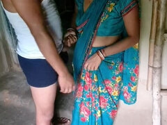 Desi Indian Wife Cheats on Husband with Trilokinath in Outdoor Sex - HD Fucking Video