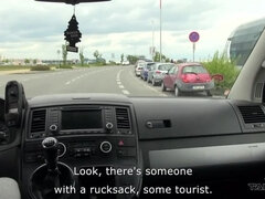 Grote kont, Grote lul, Bruinharig, Auto, Europees, Hd, Moeder, Openbaar