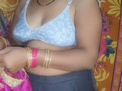 Indian stepbro and stepsis get down and dirty with big tits and handjob action