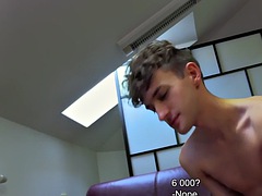 Euro str8 twink picked up and POV nailed for cumming gay