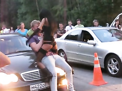 Naughty russian stripper