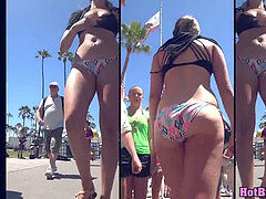 Amazing steaming panty fitness Babe Beach Voyeur Spycam Voyeur