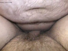 Female POV: Hot married wife taking a huge creampie in her hairy pussy from a tiny dick! - Milky Husband