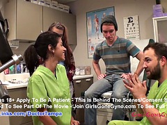 Ami Rogues new student gyno exam by doctor in tampa on camera