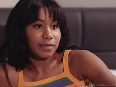 Interracial erotic lesbian sex: Lesbian Stepmother 6 Scene 2 - A Little Closer starring ebony babe Jenna Foxx