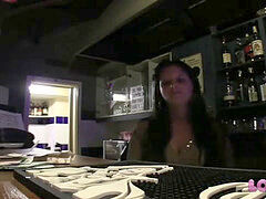 Barmaid Unwanted internal ejaculation