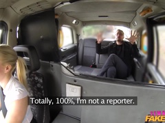 Female Fake Taxi (FakeHub): Reporter receives hot sex scoop