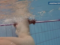 Amateur Lastova continues her swim