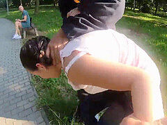 LAW4k. Sofia Lee was caught by policemen and boned rock-hard in