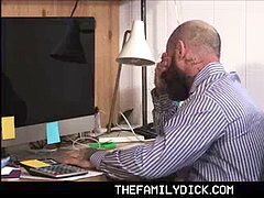 twunk Stepson Dylan Hayes Family hookup With hefty Dick Stepdad Jack Dixon At His Work