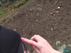 Emo Chick has POV Sex in The Woods & gets Cum on Ass