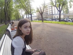 Amateur, Sucer une bite, Brunette brune, Pov, Adolescente