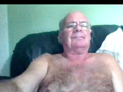 grandpa cum on web cam