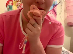 Ddlg mouth sounds (pacifier,chewing,licking) ASMR