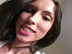 Butt teen teases cock with lapdance