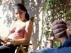 Amateur, Grosse bite, Homme nu et filles habillées, Tir de sperme, Queue, Médecin, Exhib, Public