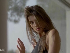 Amateur, Lencería, Masturbación, Tetas naturales, Al aire libre, Flaco, Solo, Tetas