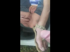 Ekshibicjonizm, Mamuśka, Pieniądze, Na wolnym powietrzu, Drobna, Ssanie, Cycki, Podglądacz