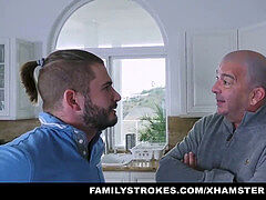 FamilyStrokes - crazy aunt-in-law romps Nephew During Therapy