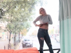Hot Sienna Day gets a cum eruption on her huge boobs