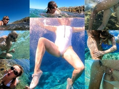 Underwater Anal Sex Cum Eat Mouth Piss