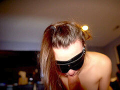 Torture, nipple clamps, blindfold