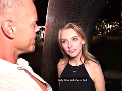 Skinny German chick fucked by sex date in amateur hotel sex