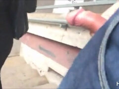 ball cream shots in public 6. H.T.B.