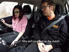 Utterly hot us kitten Chloe Carter backdoor fucked in car