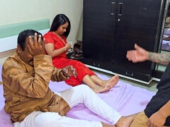 Indian the Old Father-in-law Went to His Daughter-in-law's Room and Tried to Fuck Her.