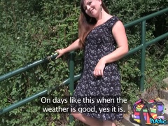 Amateur, Gros seins, Sucer une bite, Éjaculation interne, De plein air, Pov, Public, Chatte