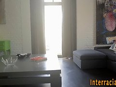 Milf rides big black cock